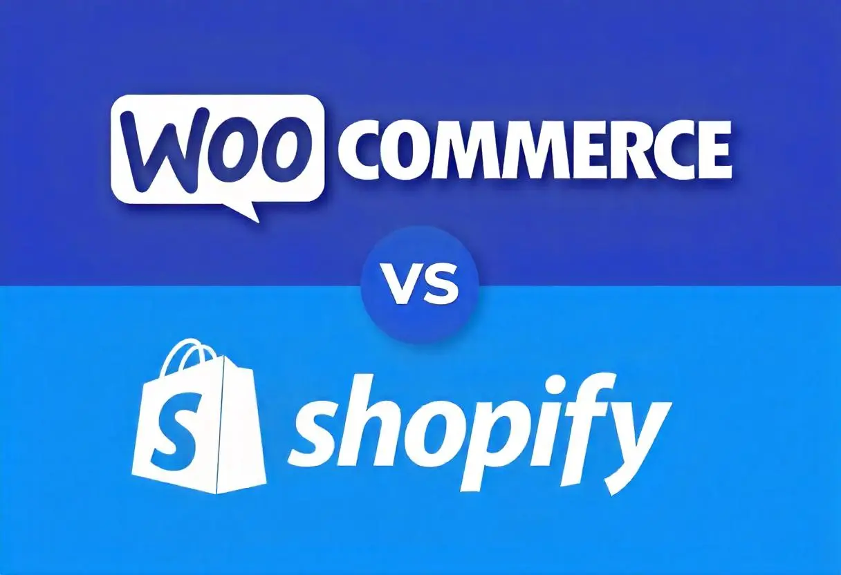 woocommerce vs shopify hero image